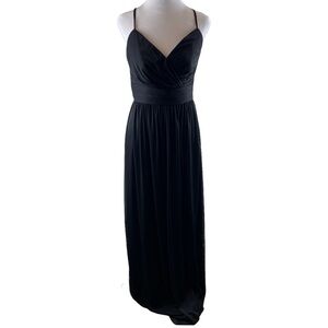 Spaghetti straps black formal dress size 4